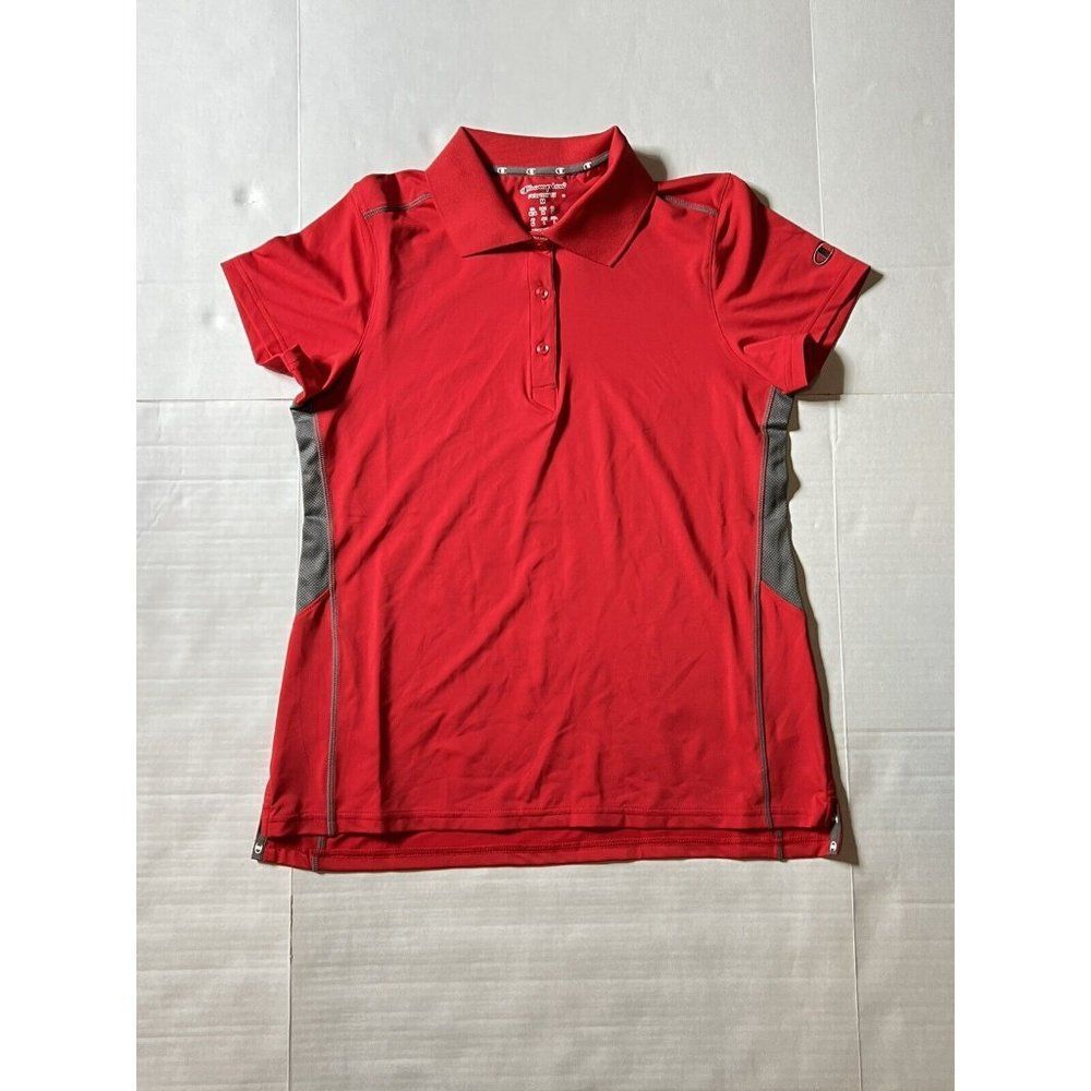 Champion Performax Athletic Polo Short Sleeve Lightweight Shirt Women's Size M